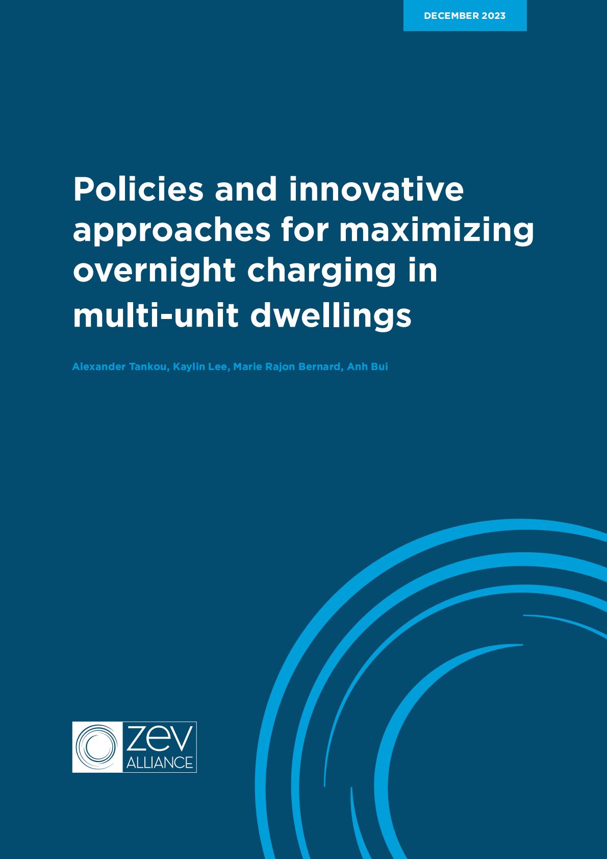 提升多户住宅夜间充电可及性的政策与创新路径 提升多户住宅夜间充电可及性的政策与创新路径