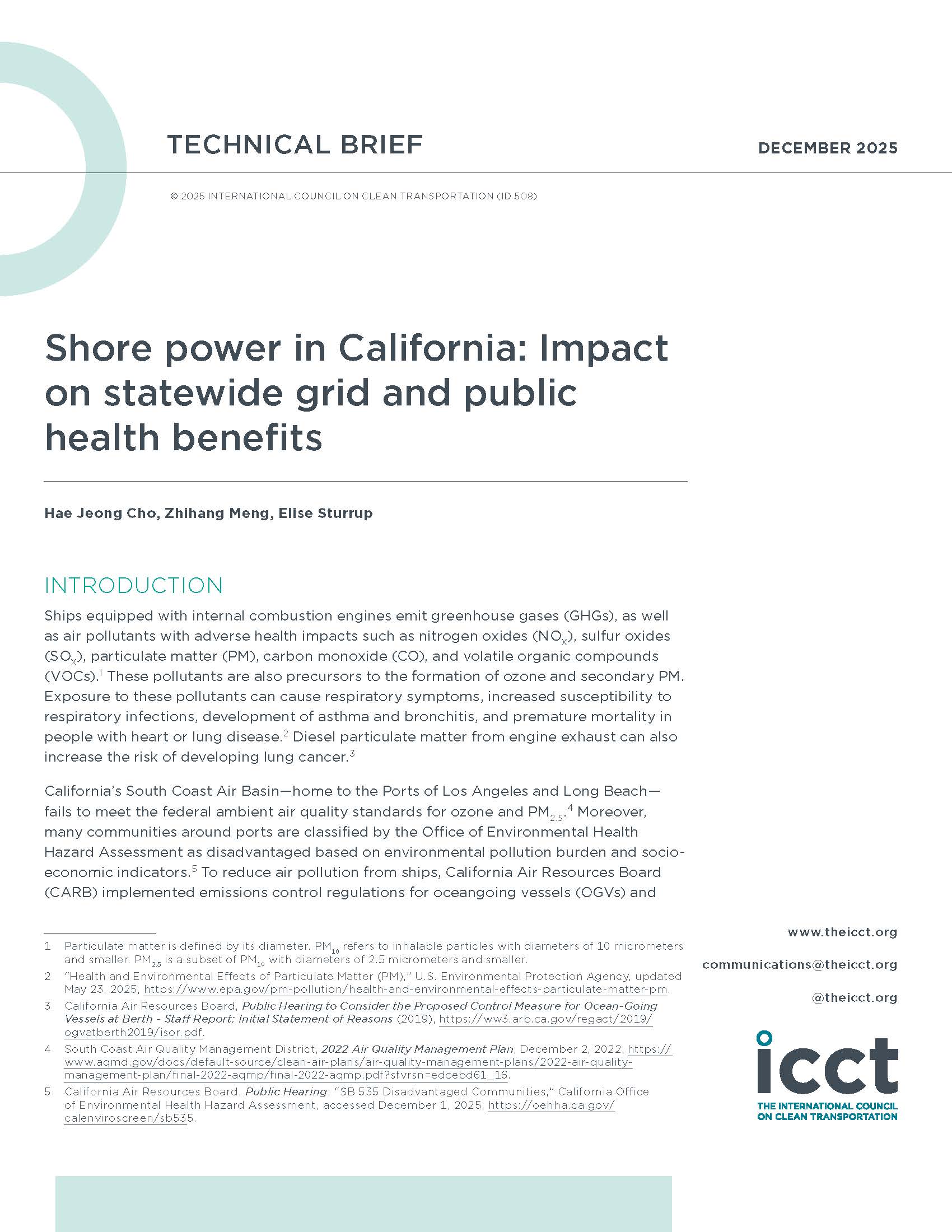 加州岸电：全州电网影响与公共健康效益